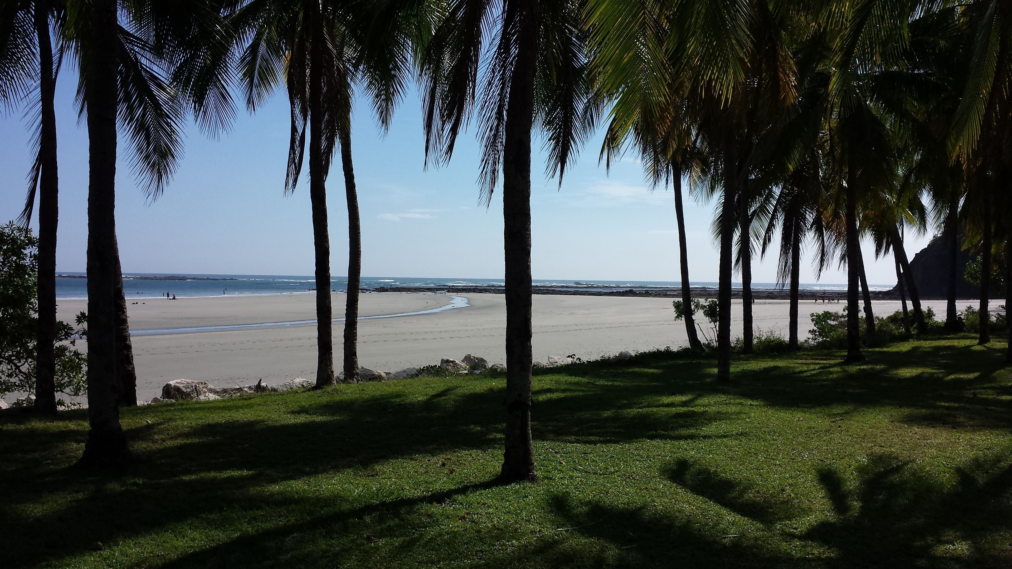 beach nearby, white sand