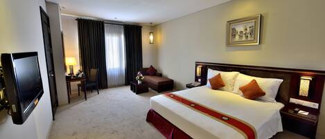 Coffres-forts dans les chambres, bureau, rideaux occultants