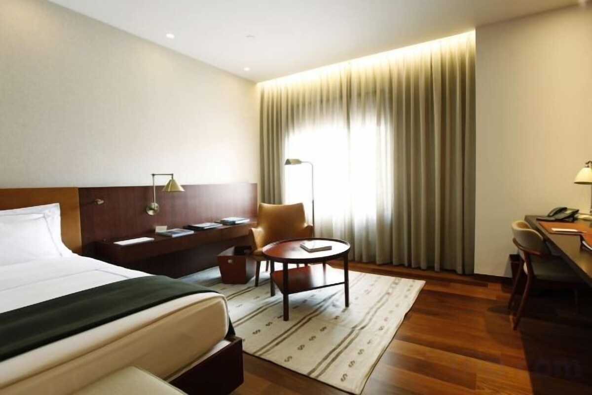 Draps en coton égyptien, literie de qualité, minibar, coffre-fort