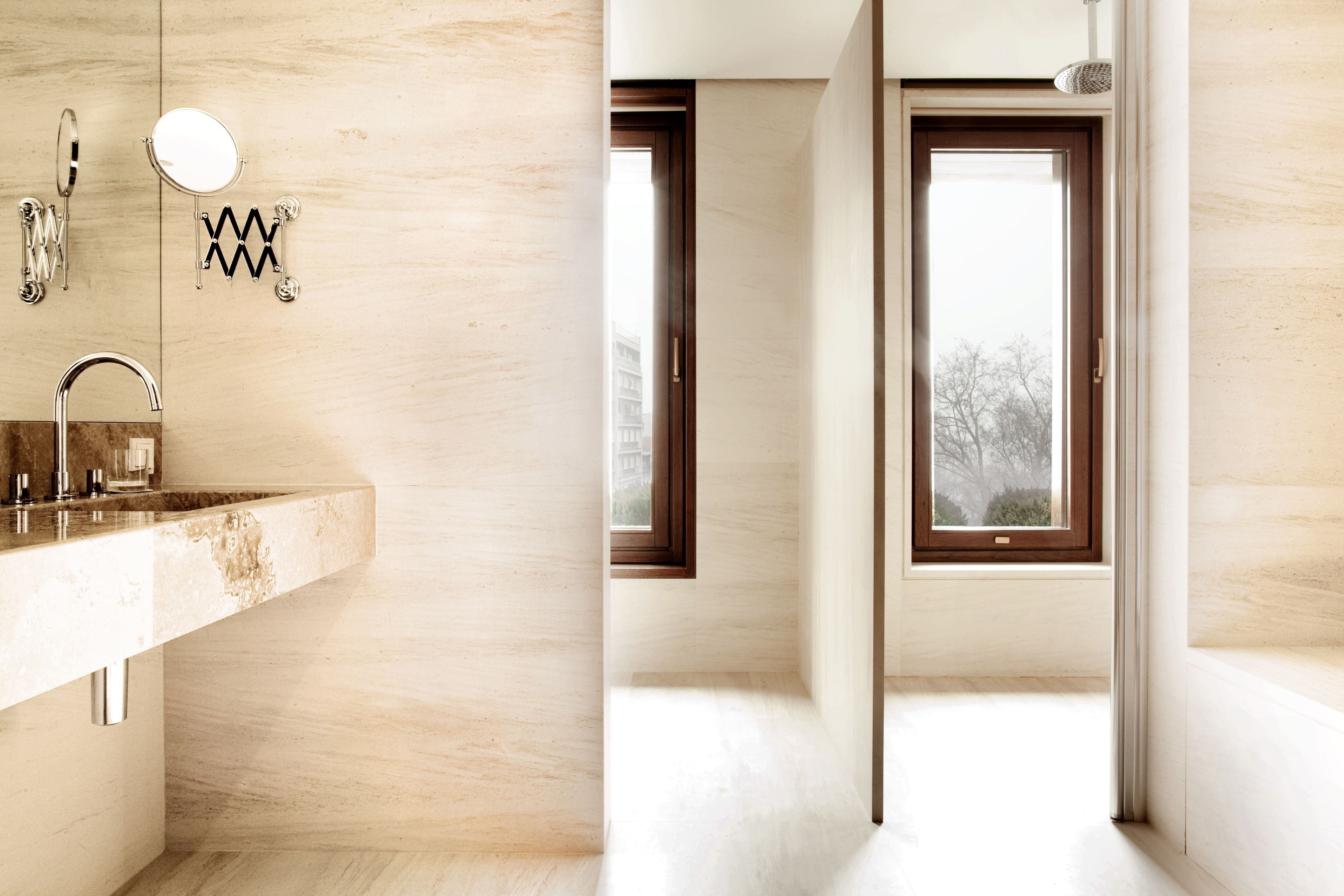 separate bathtub and shower, deep-soaking bathtub, free toiletries