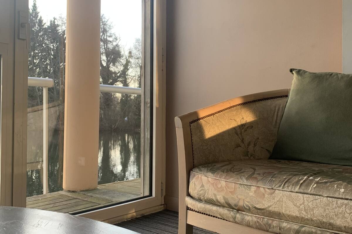 family room | desk, soundproofing, iron/ironing board, free wifi