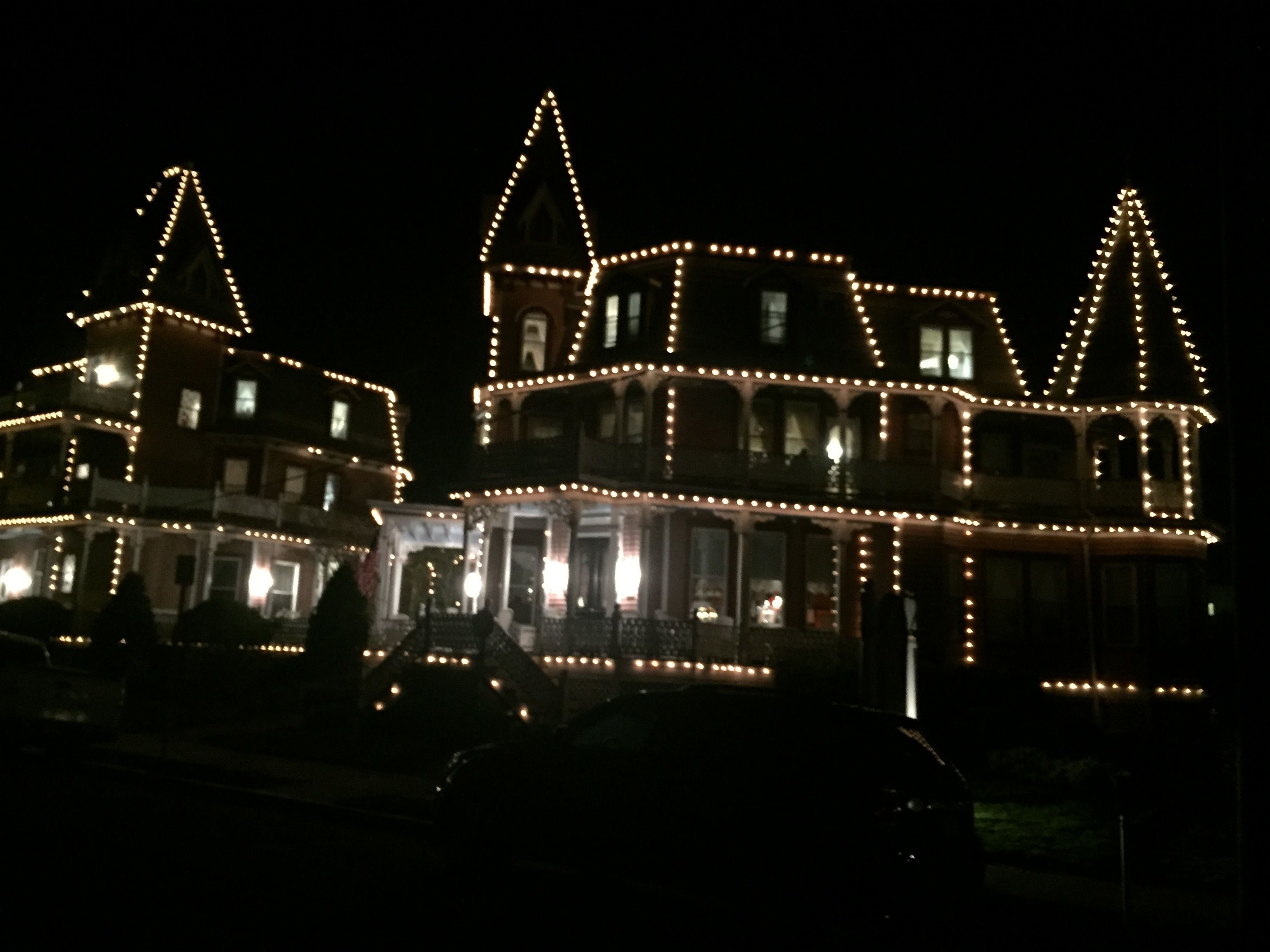 Front of property – evening/night