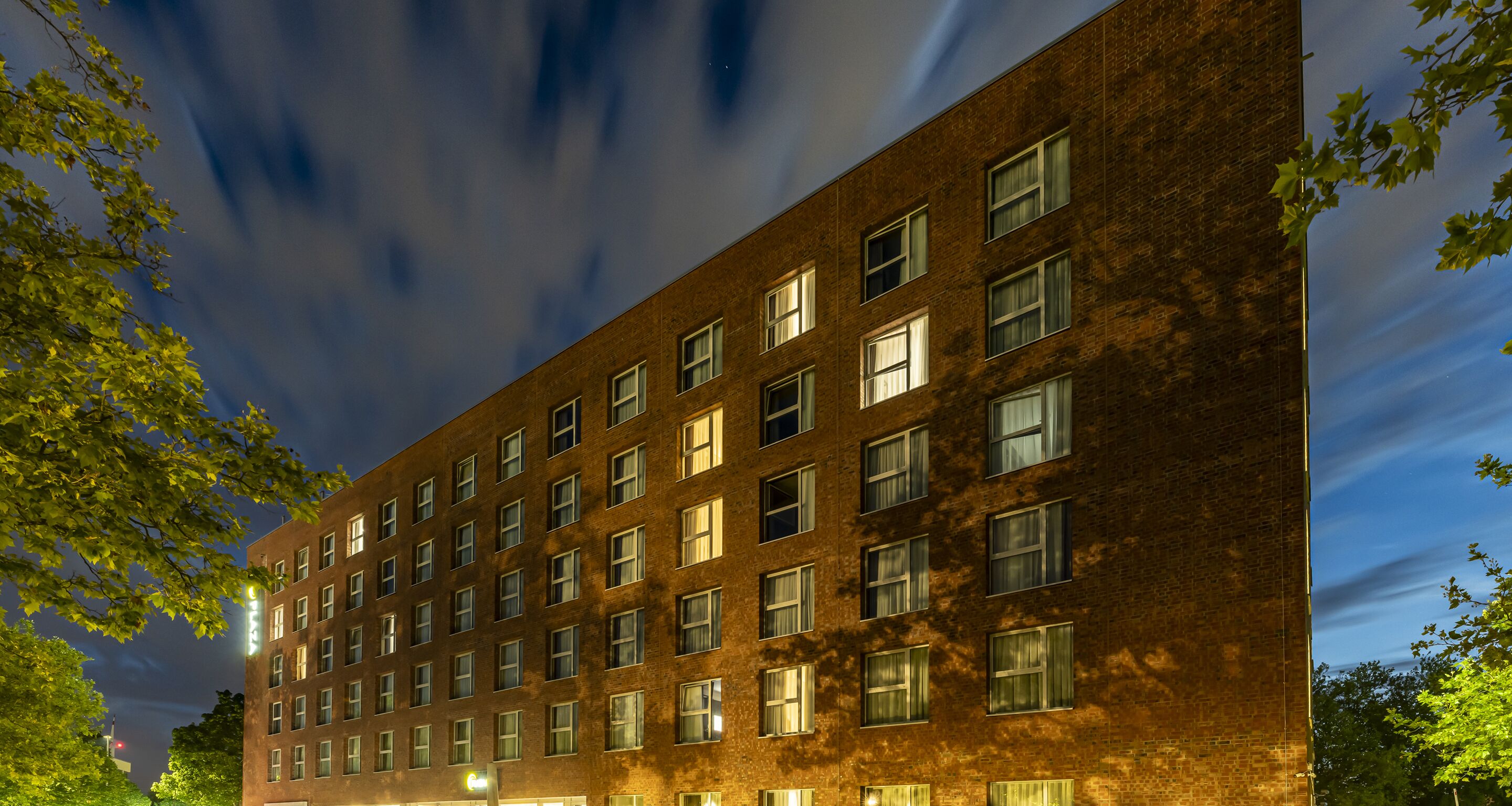 front of property – evening/night