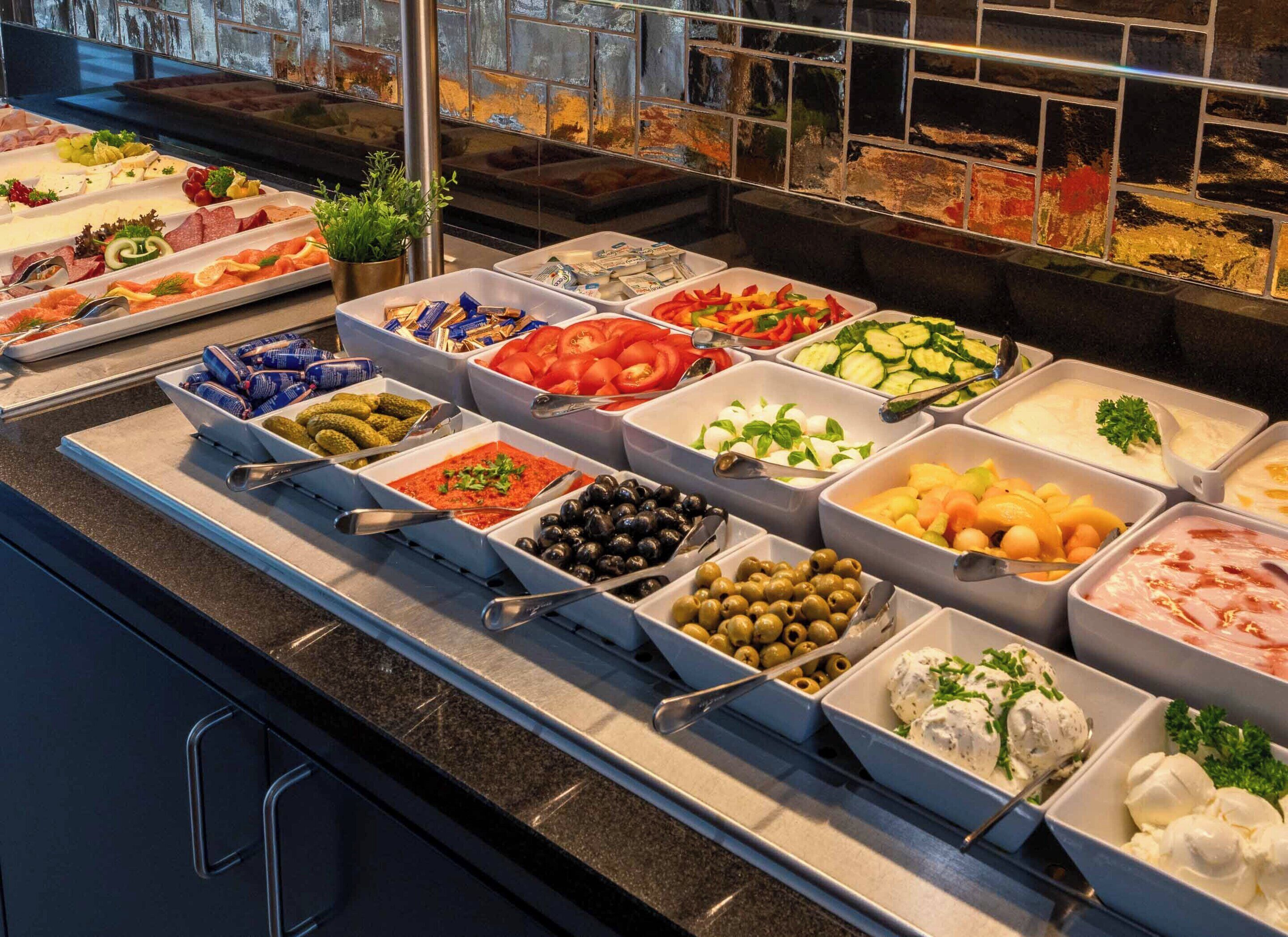 daily buffet breakfast (eur 17 per person)