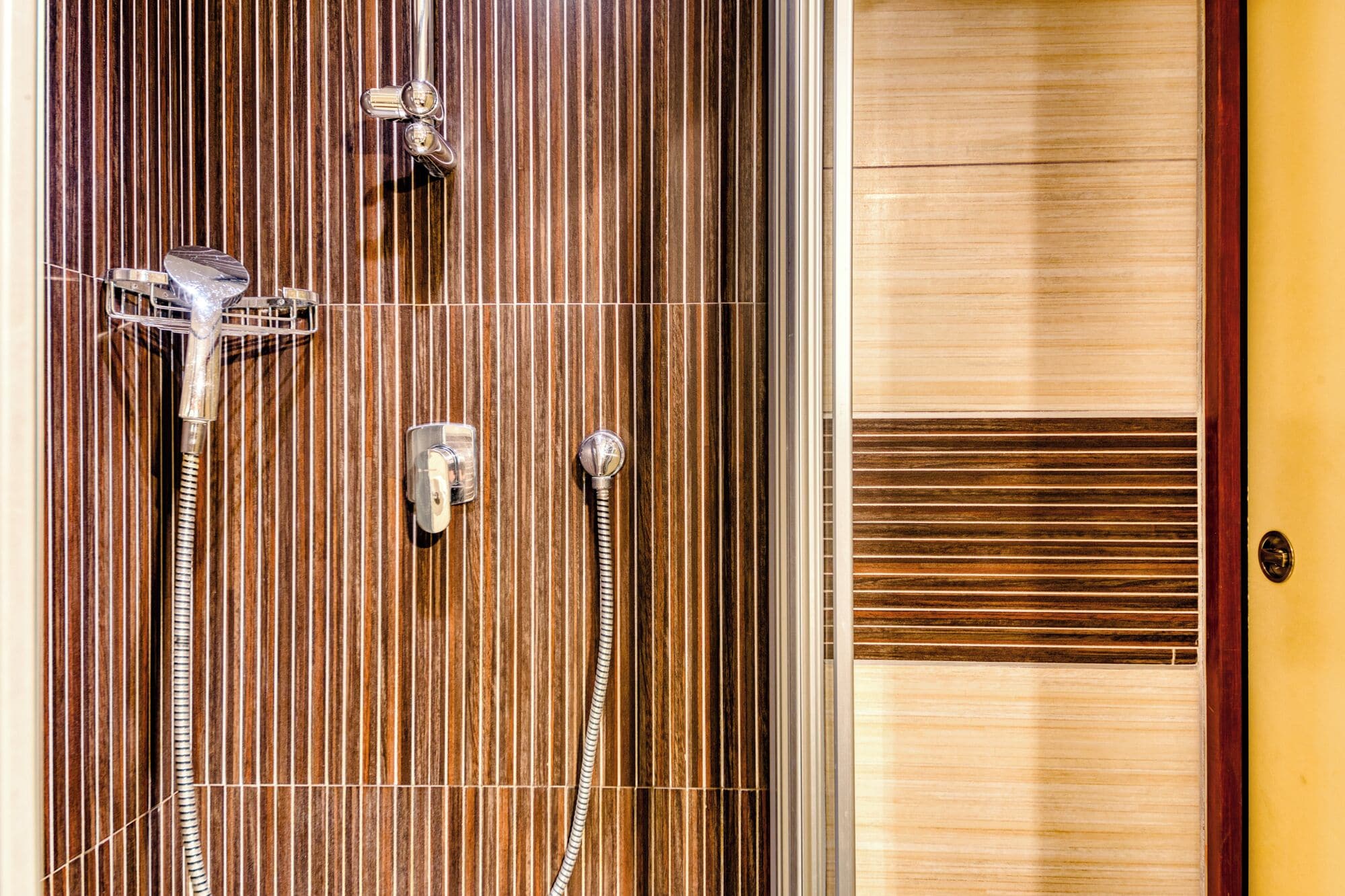 superior duplex | bathroom | shower, hair dryer, towels