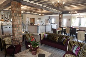 Sala de estar en el lobby