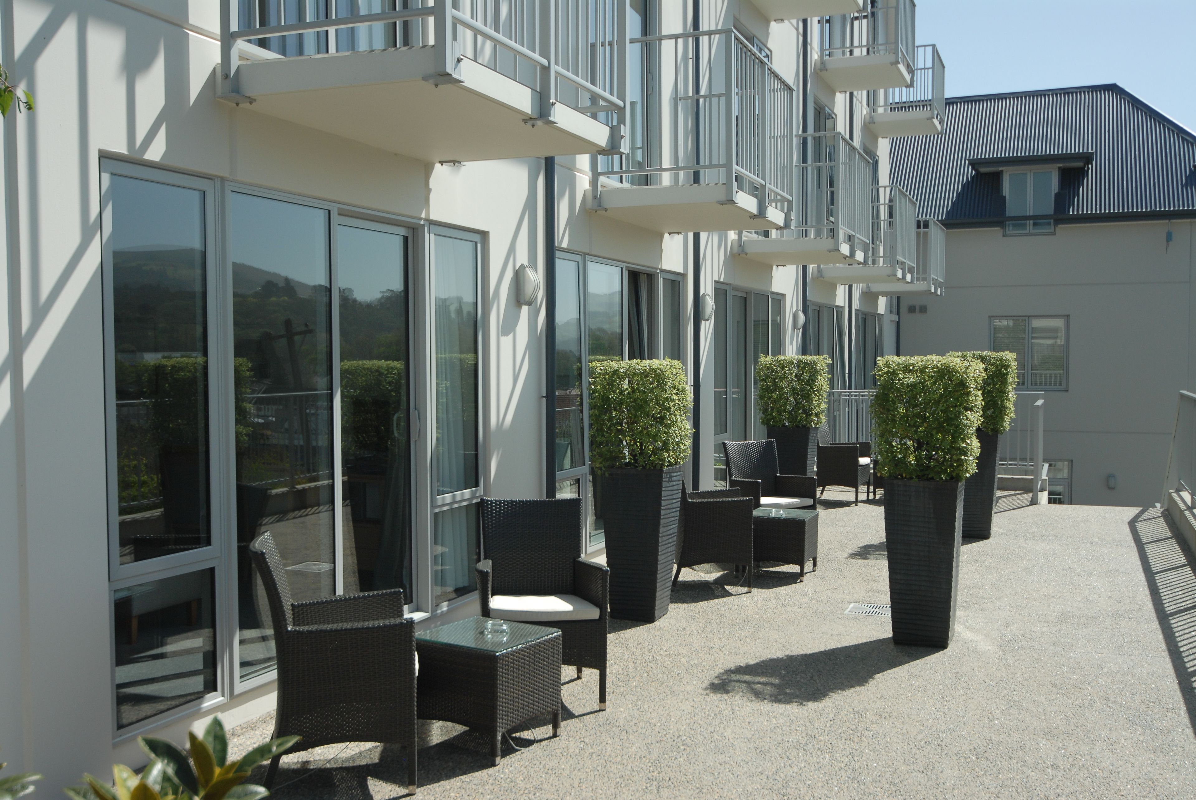 Superior-studio, 1 suuri parisänky | Terassi/patio