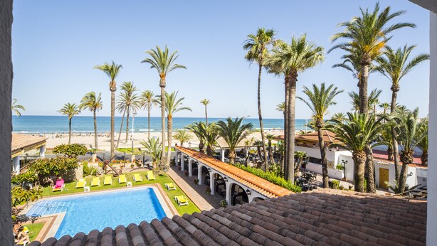 Junior Suite, Sea View | Balcony view - Hostería del Mar Peñíscola (Peniscola)