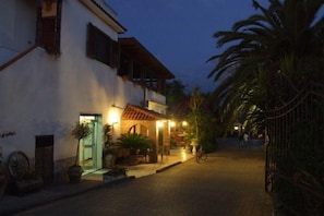 Front of property – evening/night