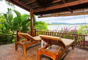 Suite Bungalow, Sea View | Balcony view