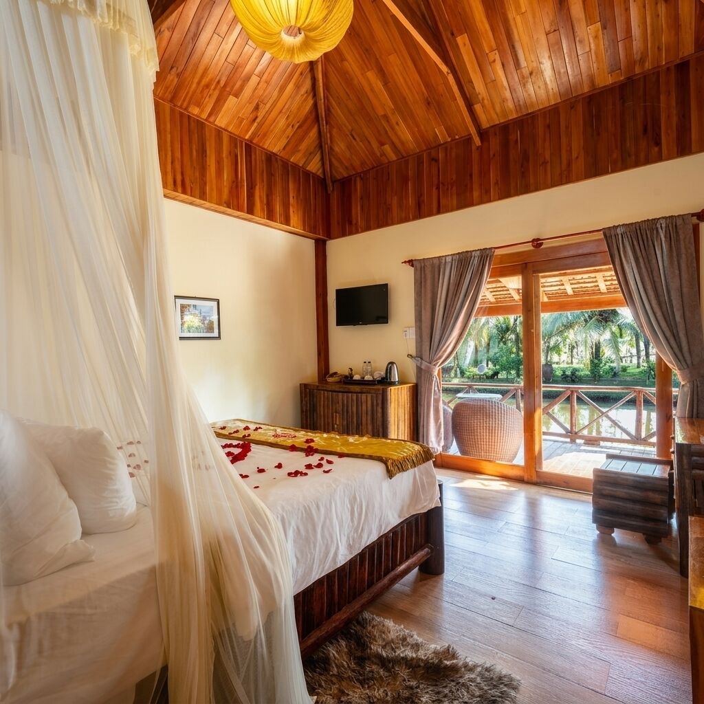 Bungalow, Flussblick
