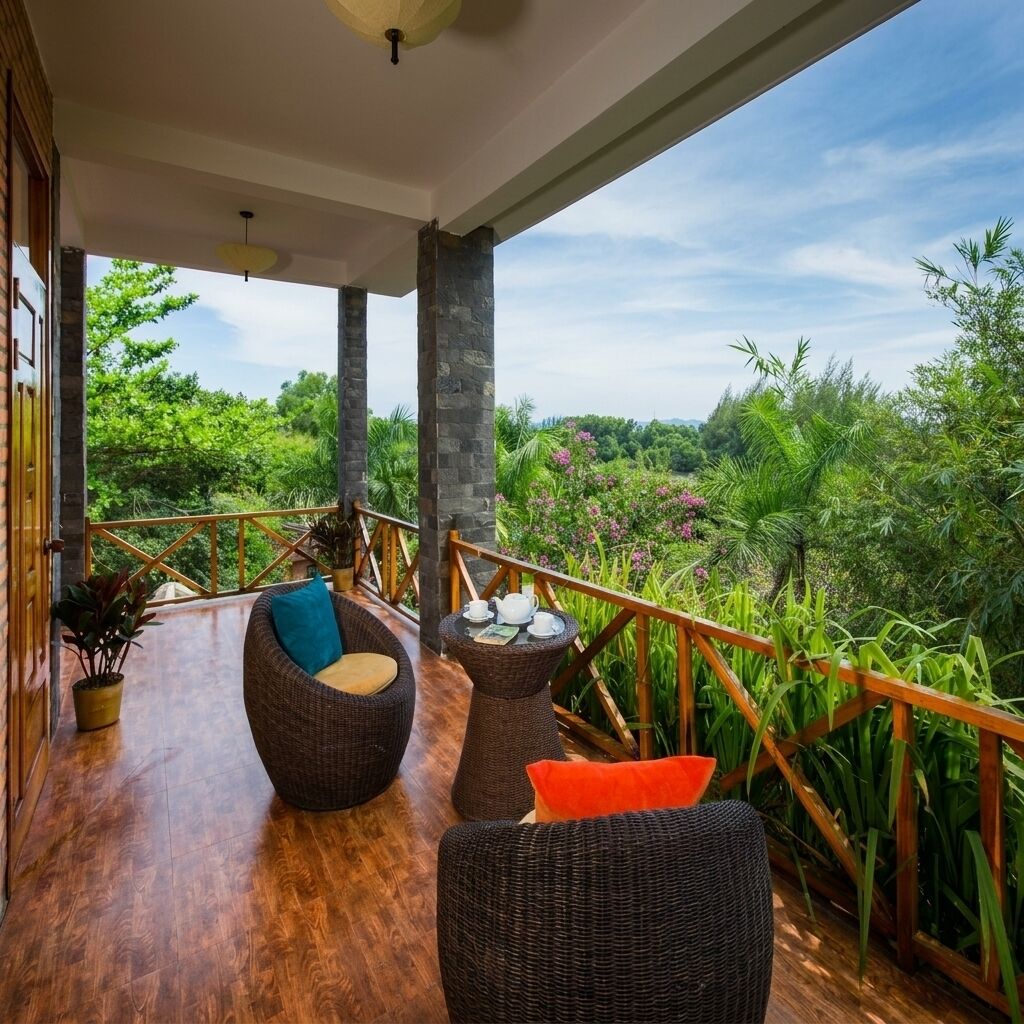 Standard Double Room, Garden View | Minibar, in-room safe, soundproofing, free WiFi