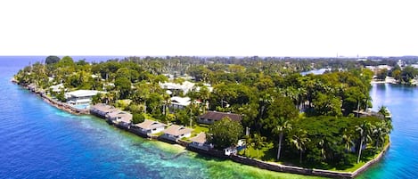 Façana frontal de l'allotjament