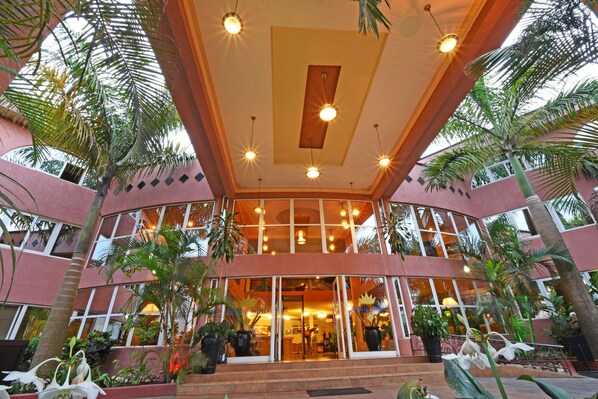 Entrada al alojamiento