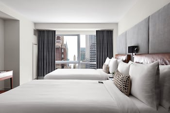 Double Bed, Salon | Premium bedding, minibar, in-room safe, desk at Hotel 48LEX New York