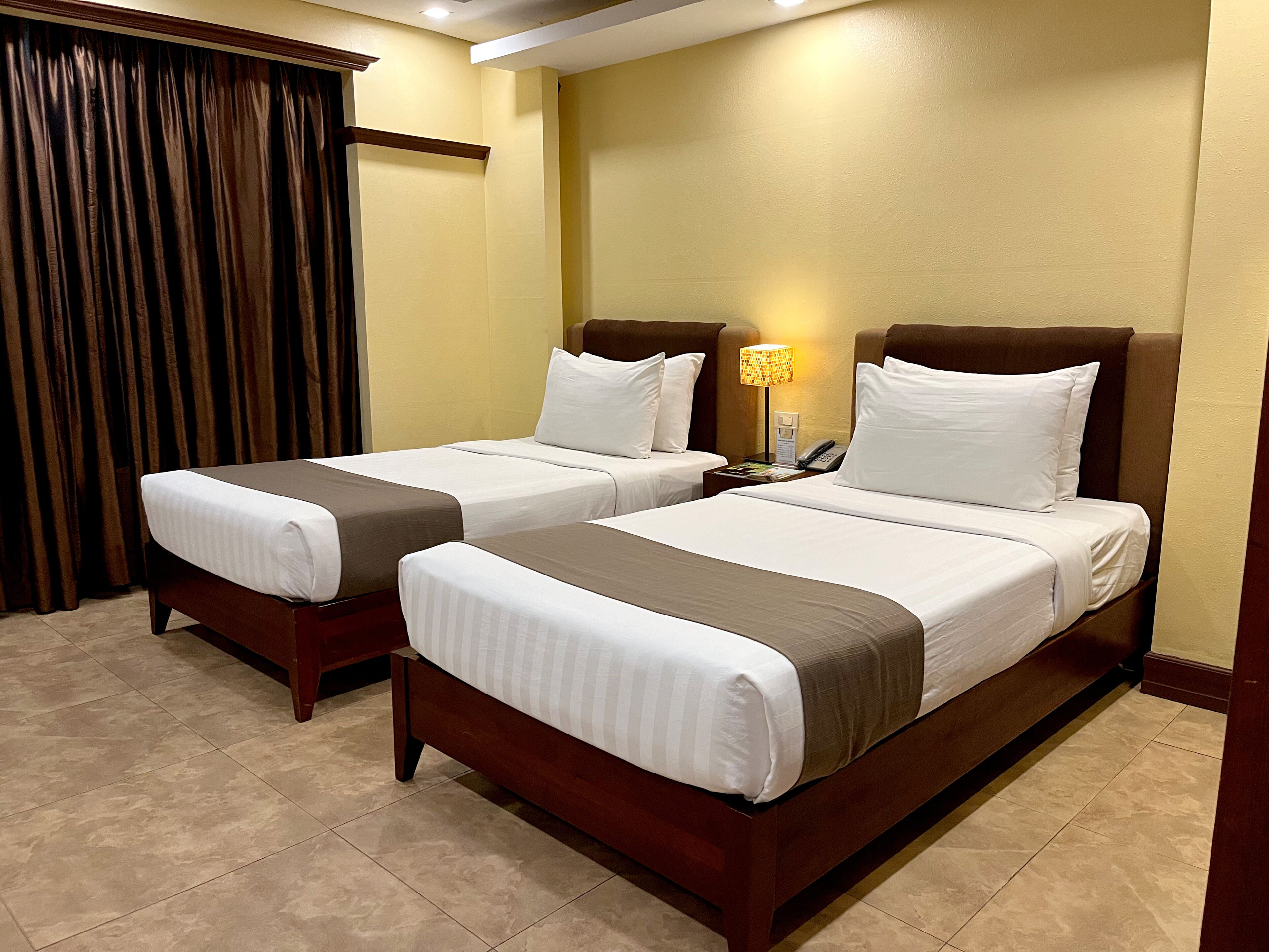 superior twin room | hypo-allergenic bedding, in-room safe, desk, free wifi