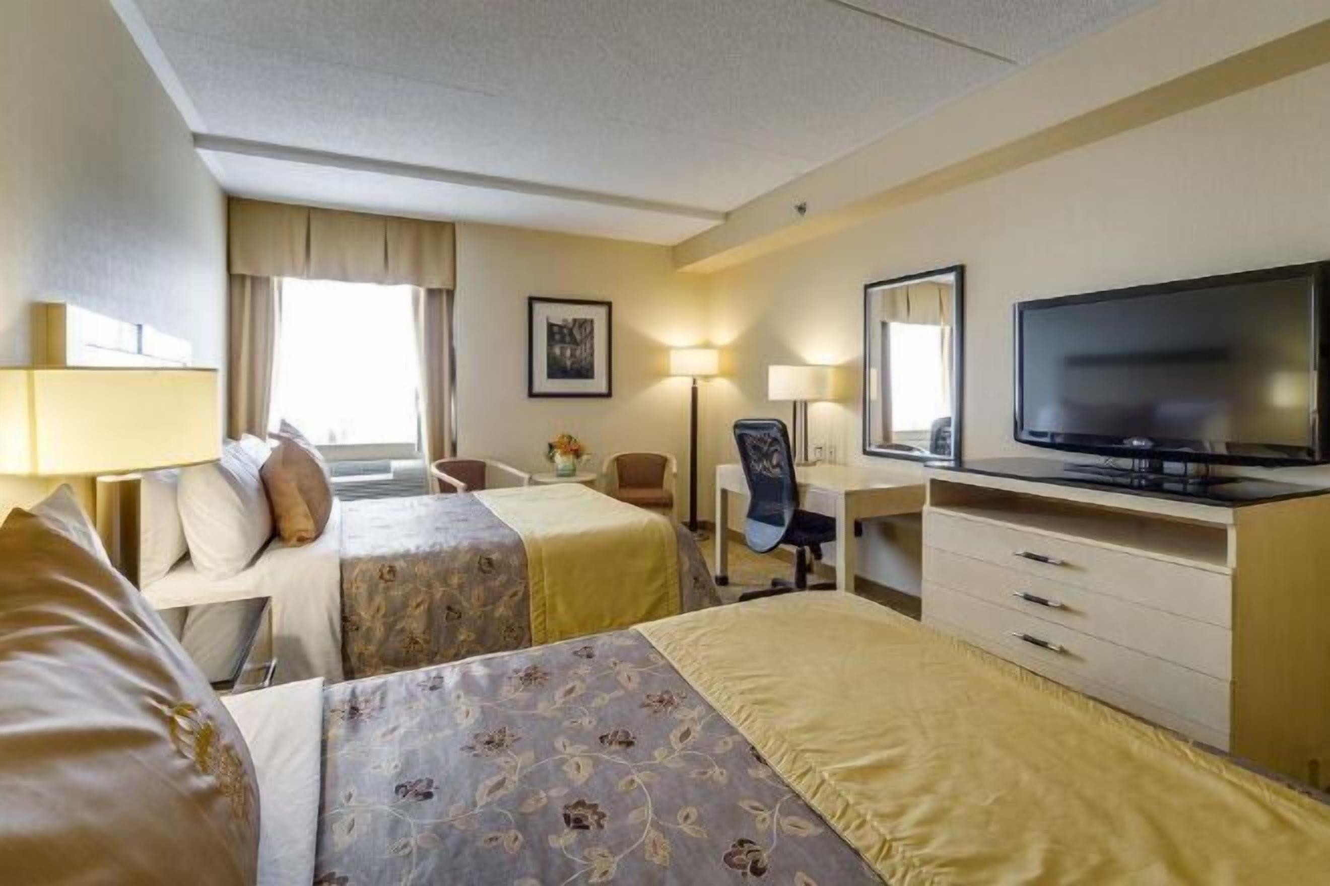 Rúmföt af bestu gerð, dúnsængur, öryggishólf í herbergi