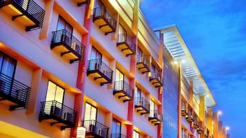 Front of property – evening/night