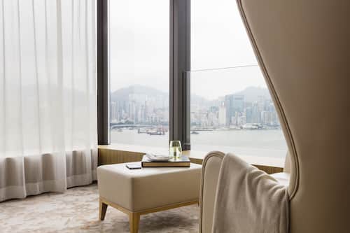 Premium bedding, down comforters, free minibar, in-room safe