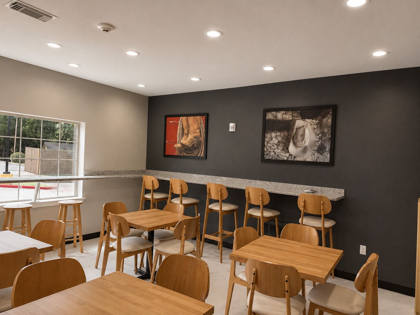 Café da manhã para viagem grátis todos os dias