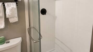 Hair dryer, towels