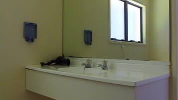 Free toiletries, hair dryer, towels