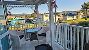 Deluxe Apartment, Partial Ocean View | Terrace/patio
