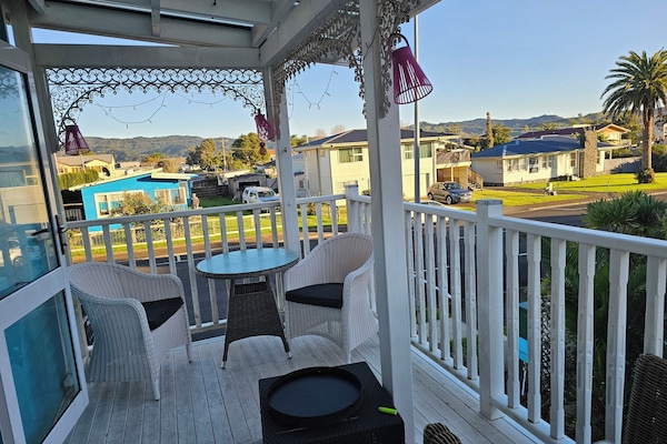Deluxe Apartment, Partial Ocean View | Terrace/patio