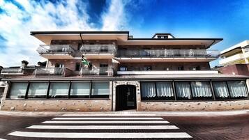 Fassade der Unterkunft