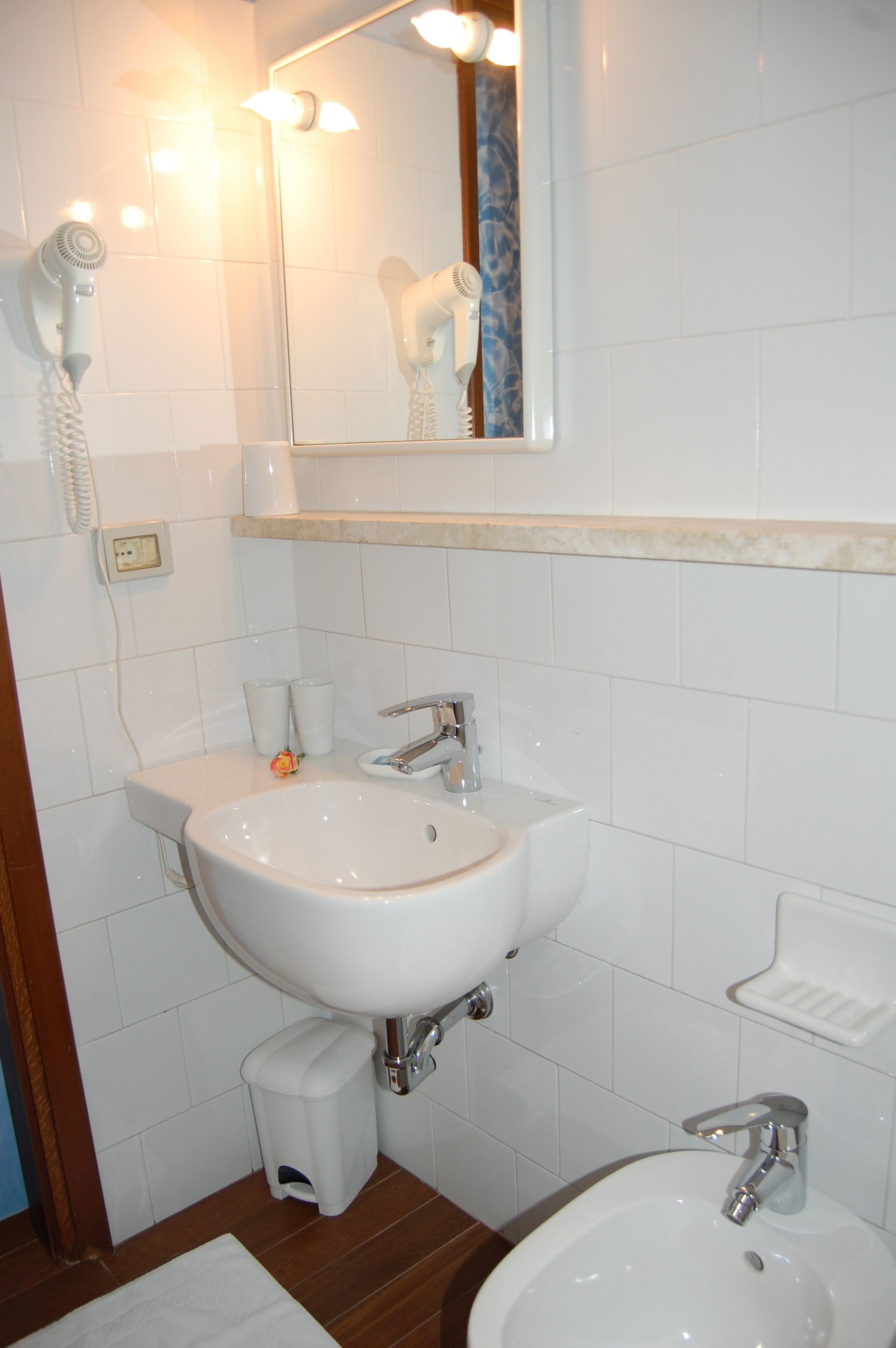 double room, 2 single beds | bathroom | shower, hair dryer, towels