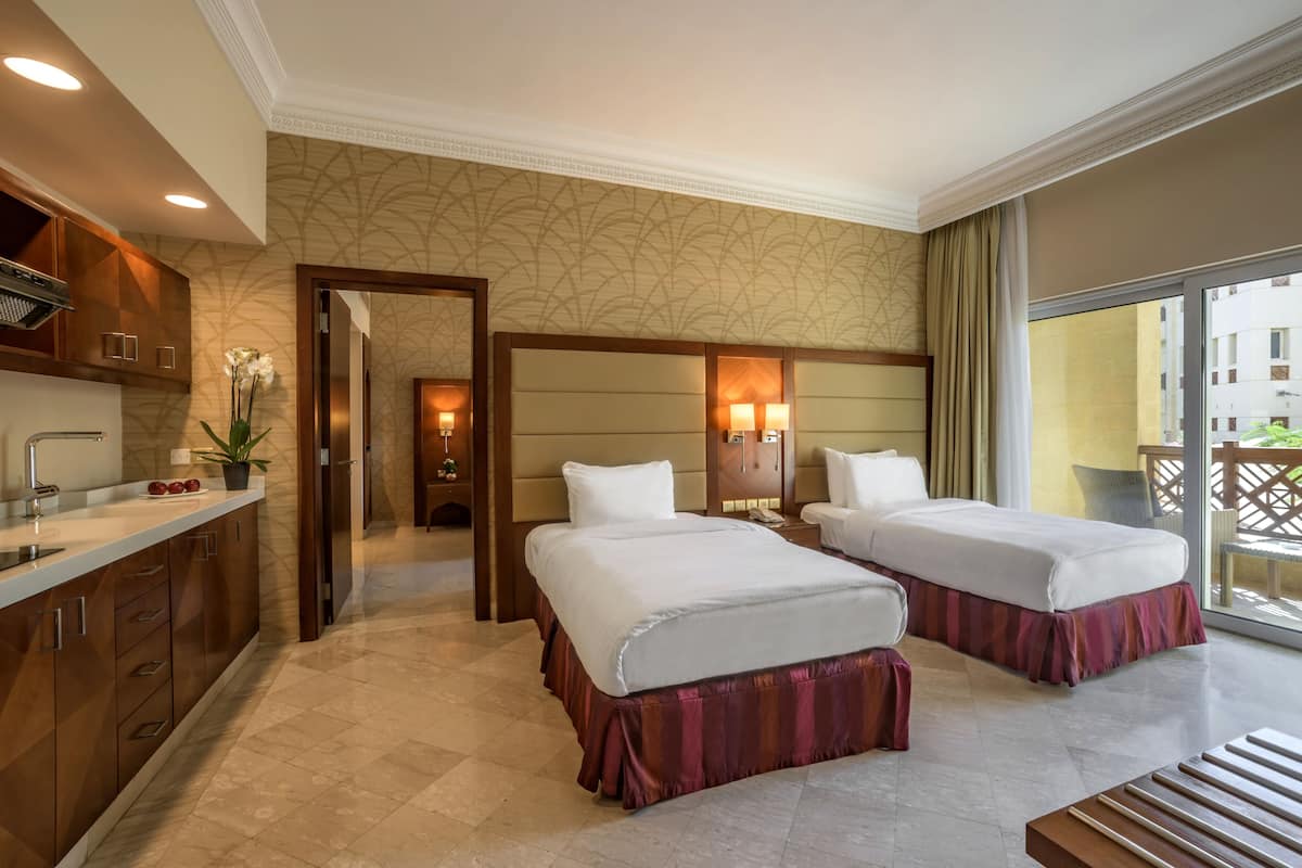 Premium Room, Multiple Beds | 1 bedroom, free minibar, in-room safe, desk
