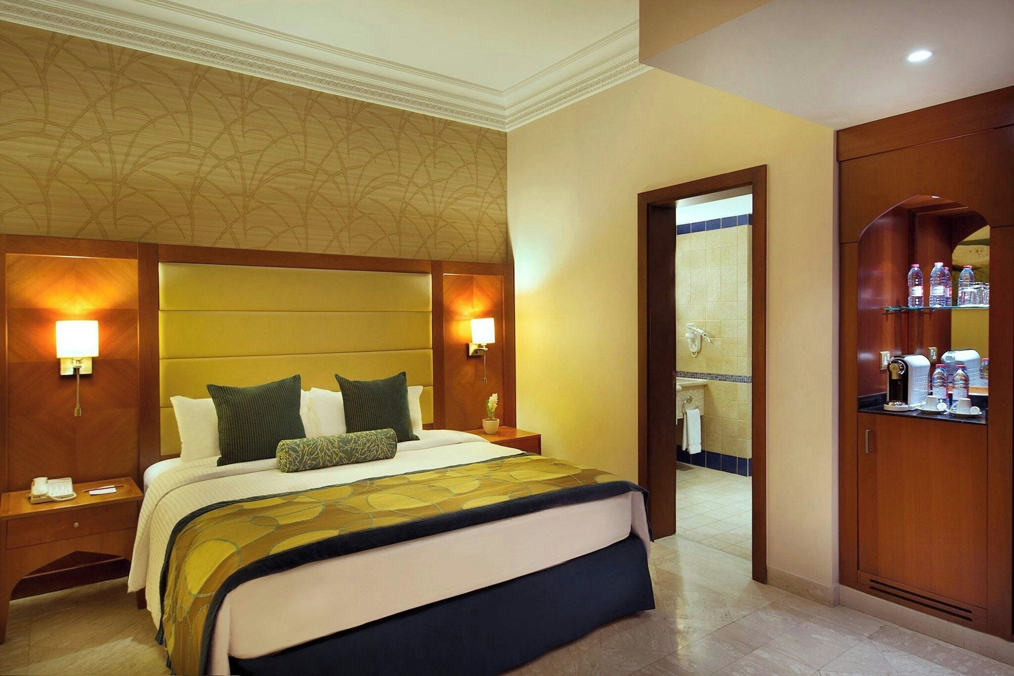 Free minibar, in-room safe, desk, laptop workspace