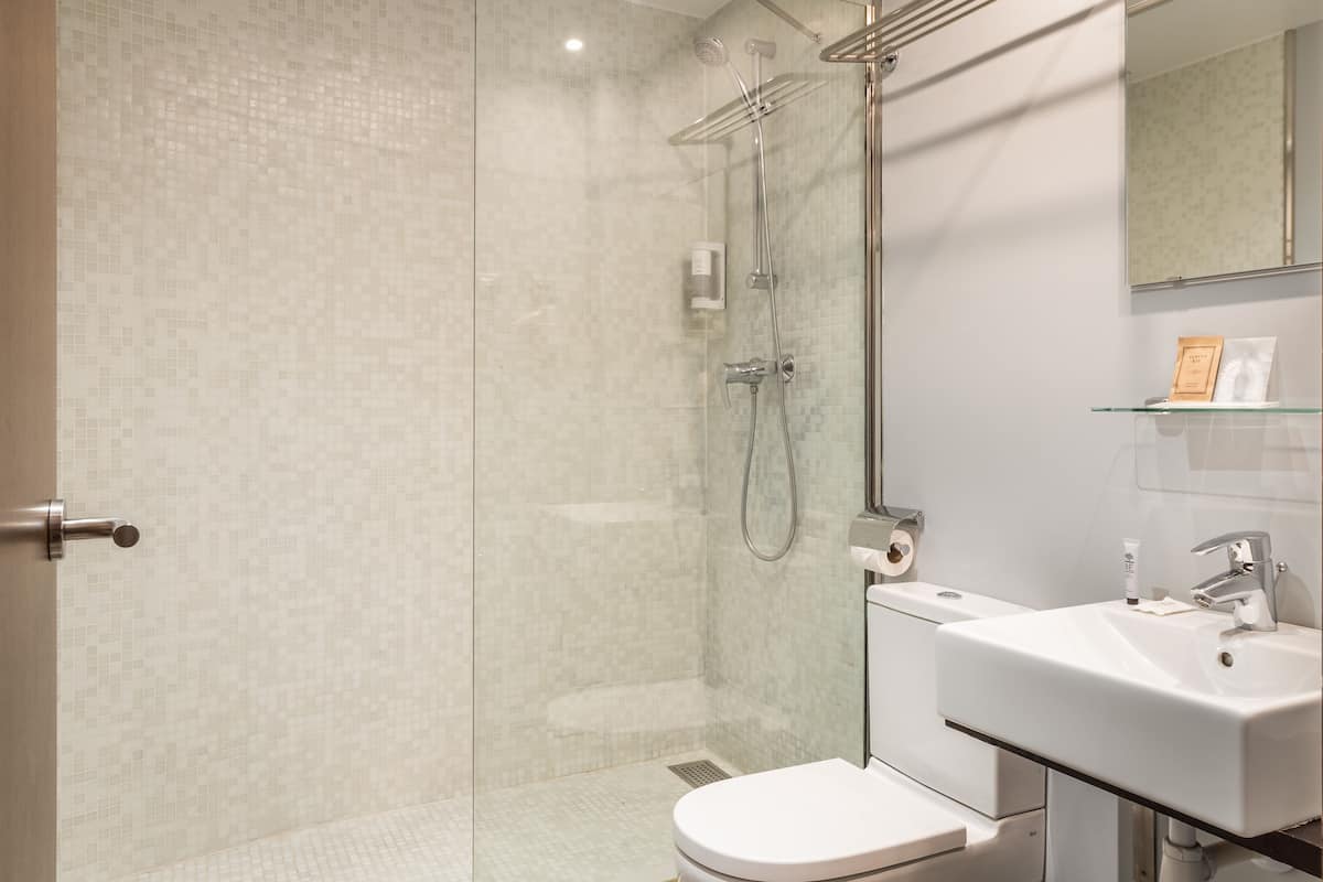 single room | bathroom | free toiletries, hair dryer, towels