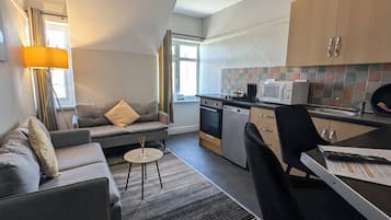 apartman, 2 hálószobával, kilátással a tengerre | Ágynemű