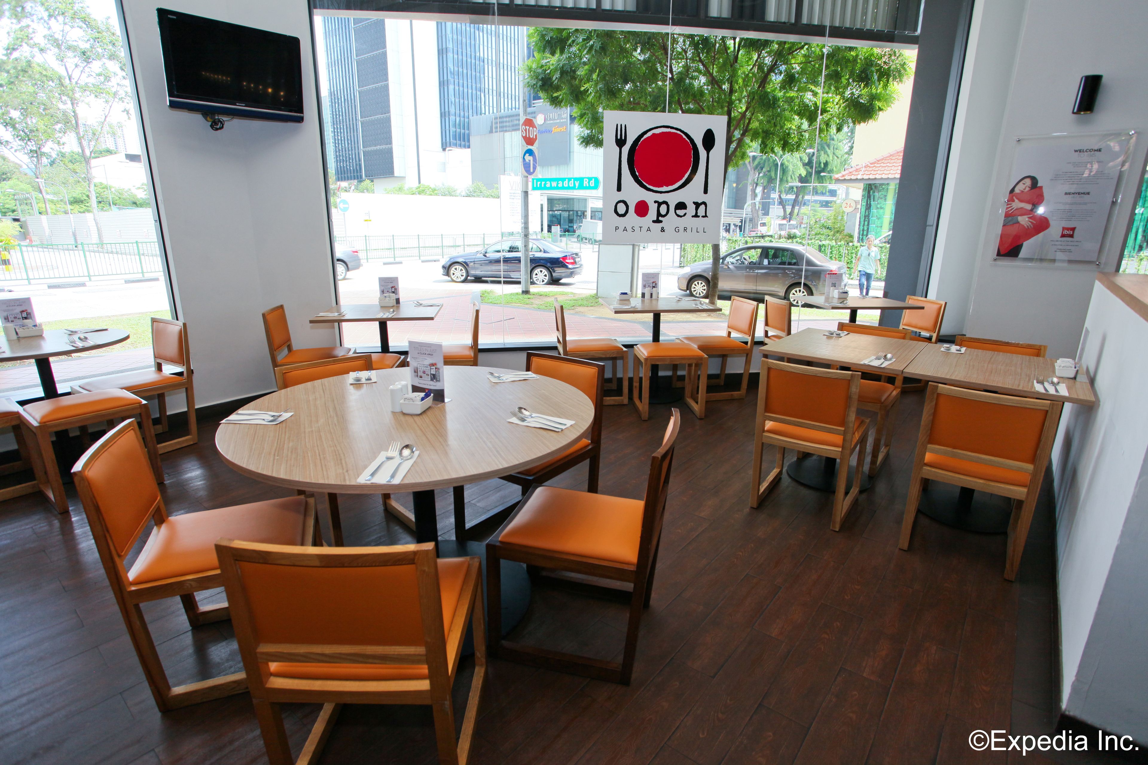 Breakfast, lunch served; international cuisine, al fresco dining 