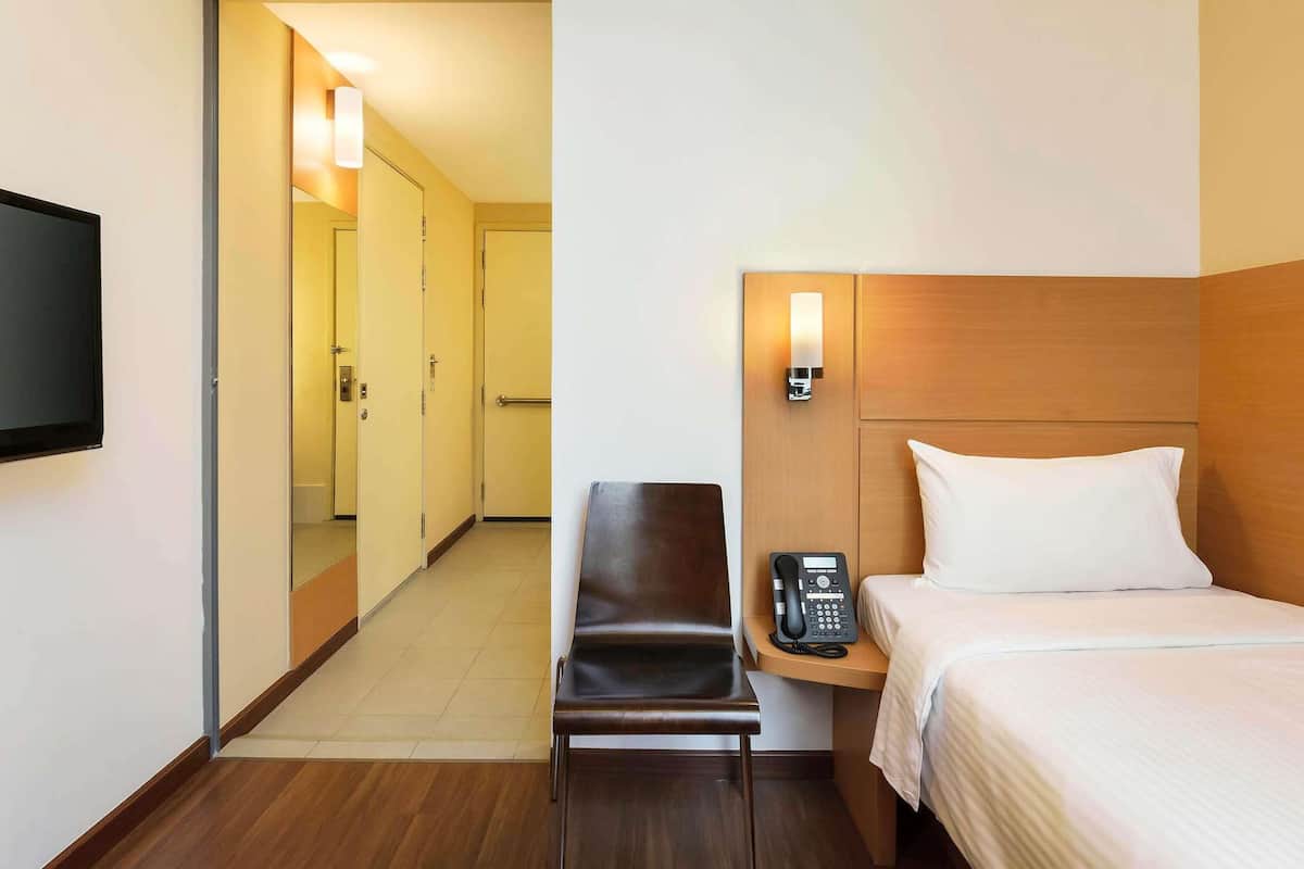 Room, 1 Single Bed | In-room safe, desk, laptop workspace, blackout curtains