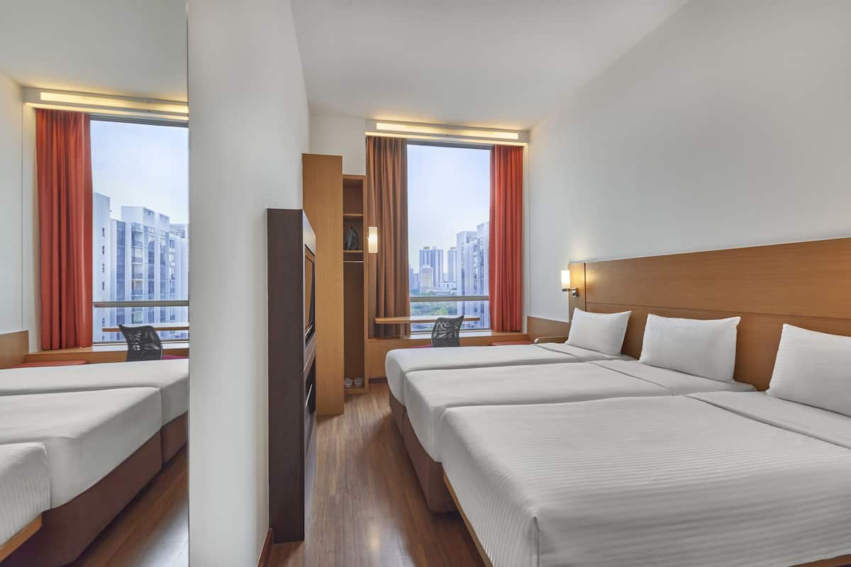 Standard Room, 3 Twin Beds | In-room safe, desk, laptop workspace, blackout drapes
