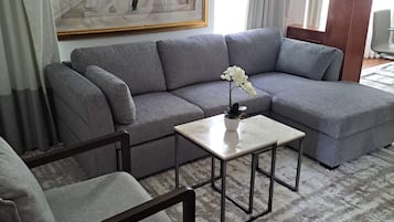 Villa, 2 Bedrooms | Living area | 65-inch Smart TV with digital channels, TV