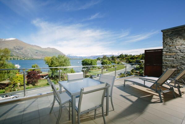 Uitzicht vanuit accommodatie