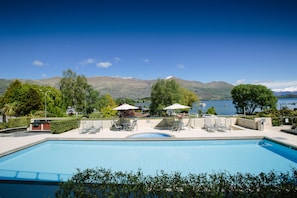 Uitzicht vanaf balkon