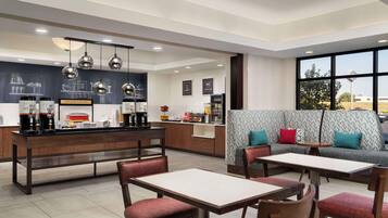 Free daily buffet breakfast