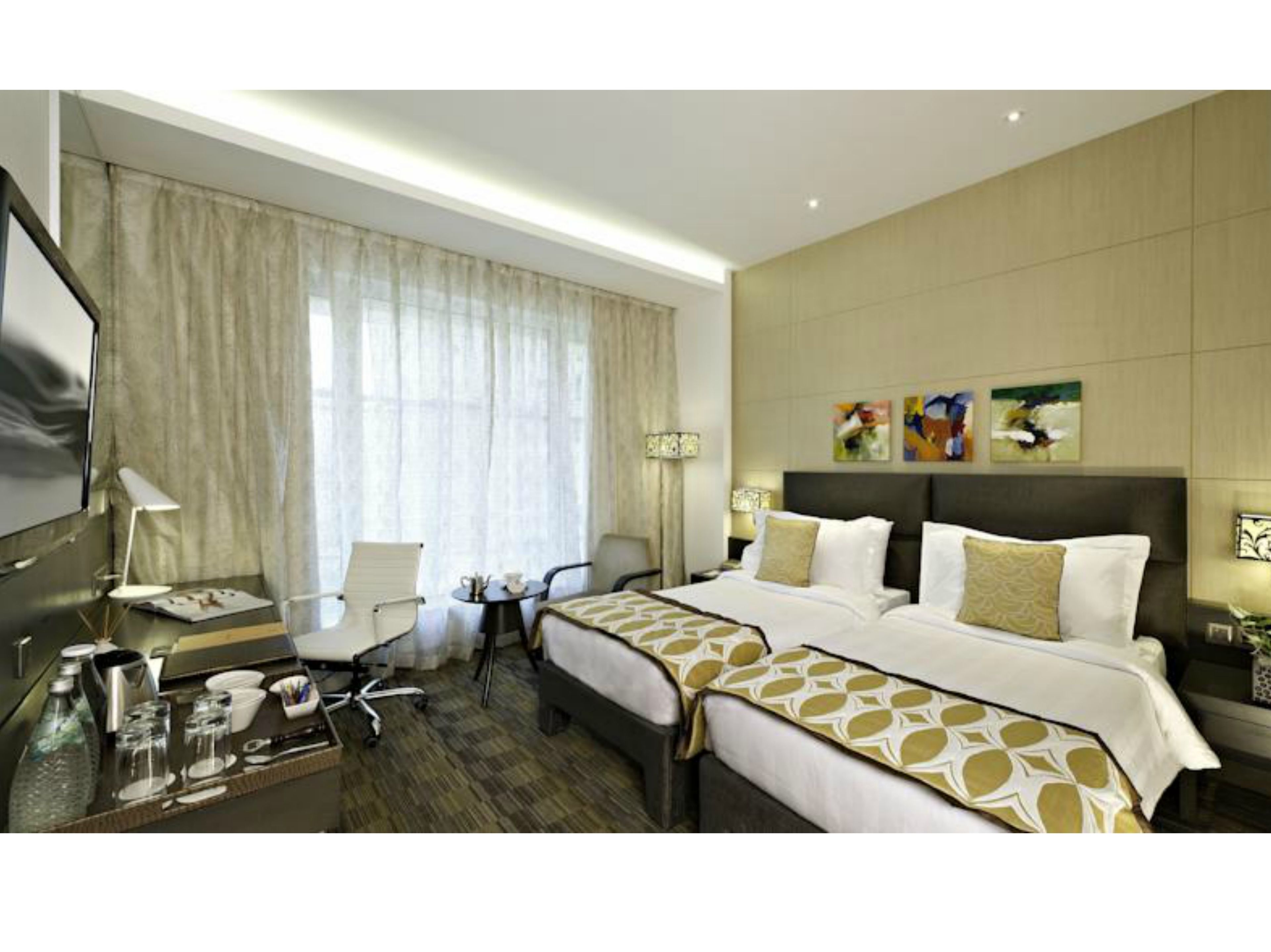 premium bedding, minibar, in-room safe, desk