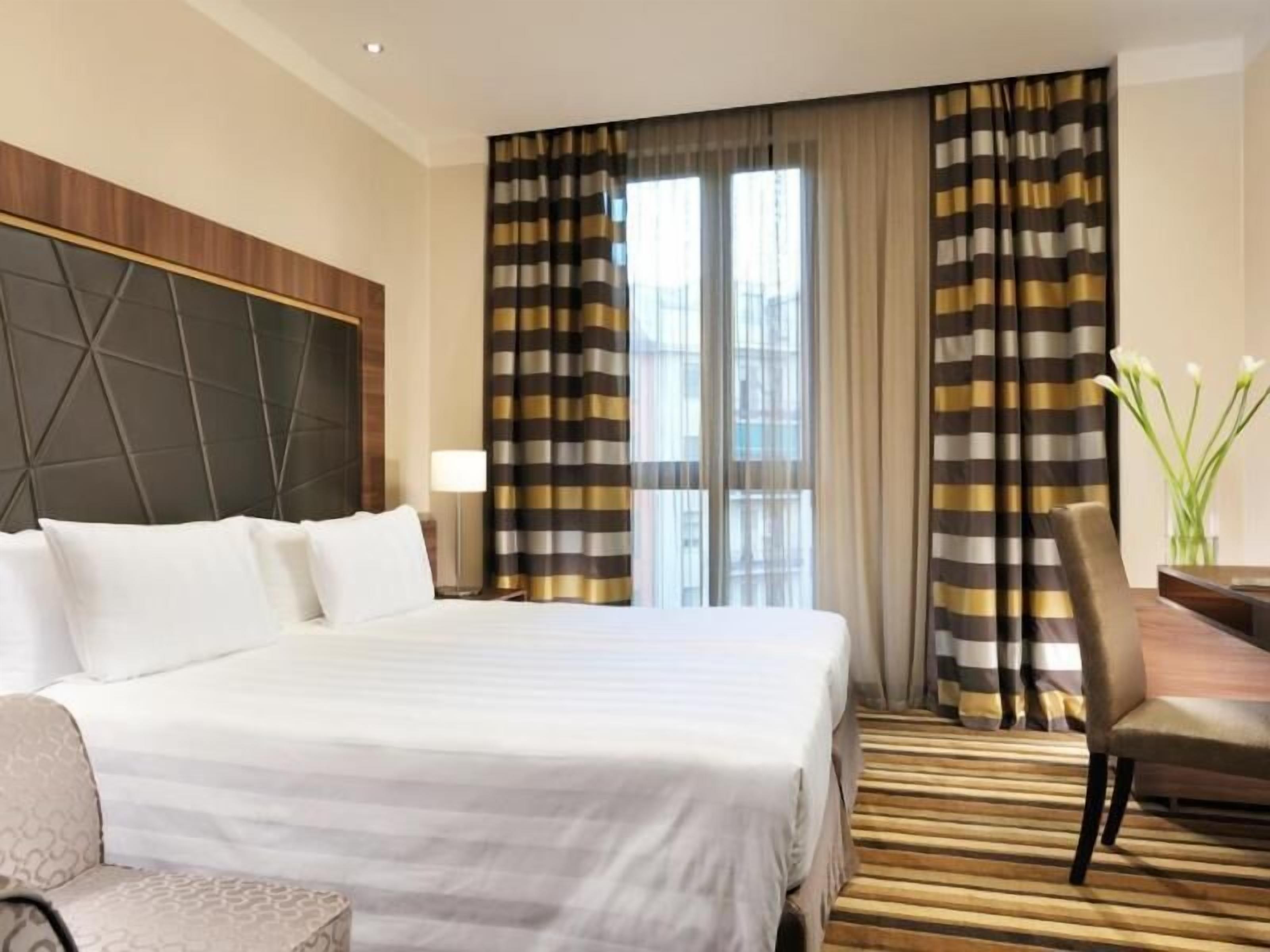 Sängtillbehör av högsta kvalitet, duntäcken och minibar