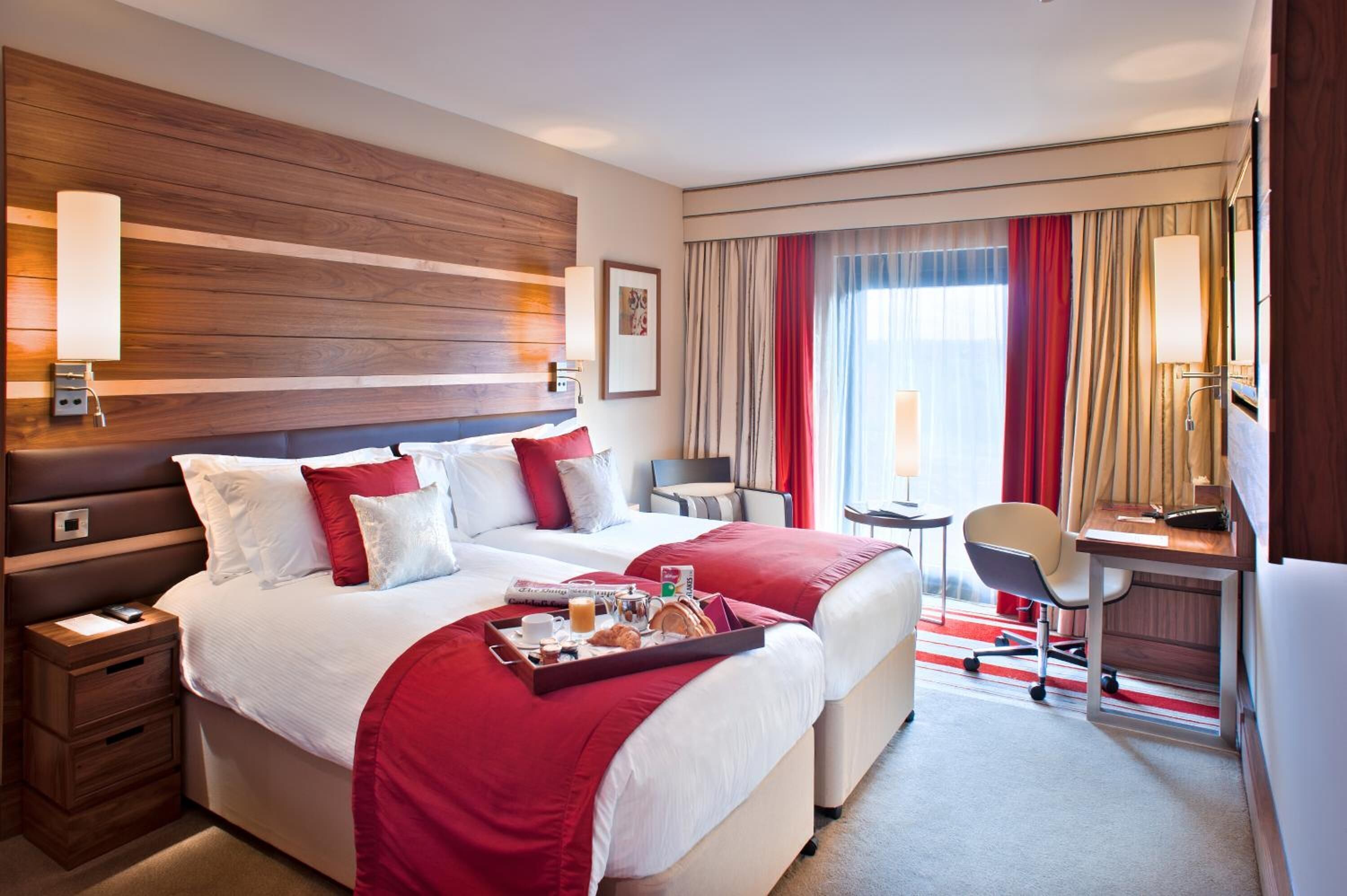 deluxe twin room | premium bedding, memory-foam beds, in-room safe, desk