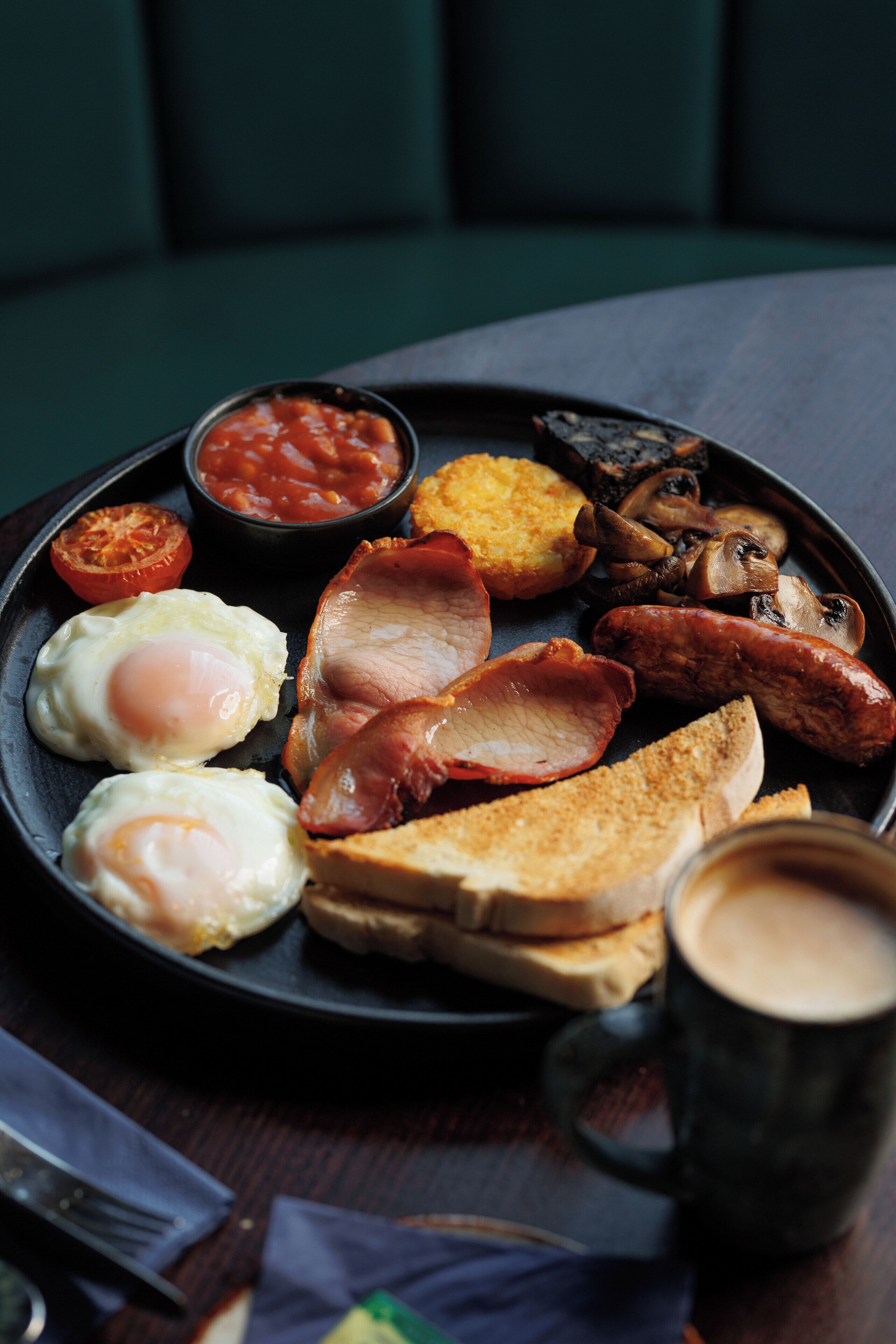 breakfast (gbp 12.5 per person)