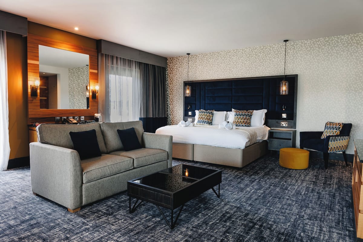 Suite Studio, balcon | 1 chambre, literie de qualité supérieure, matelas mémoire de forme