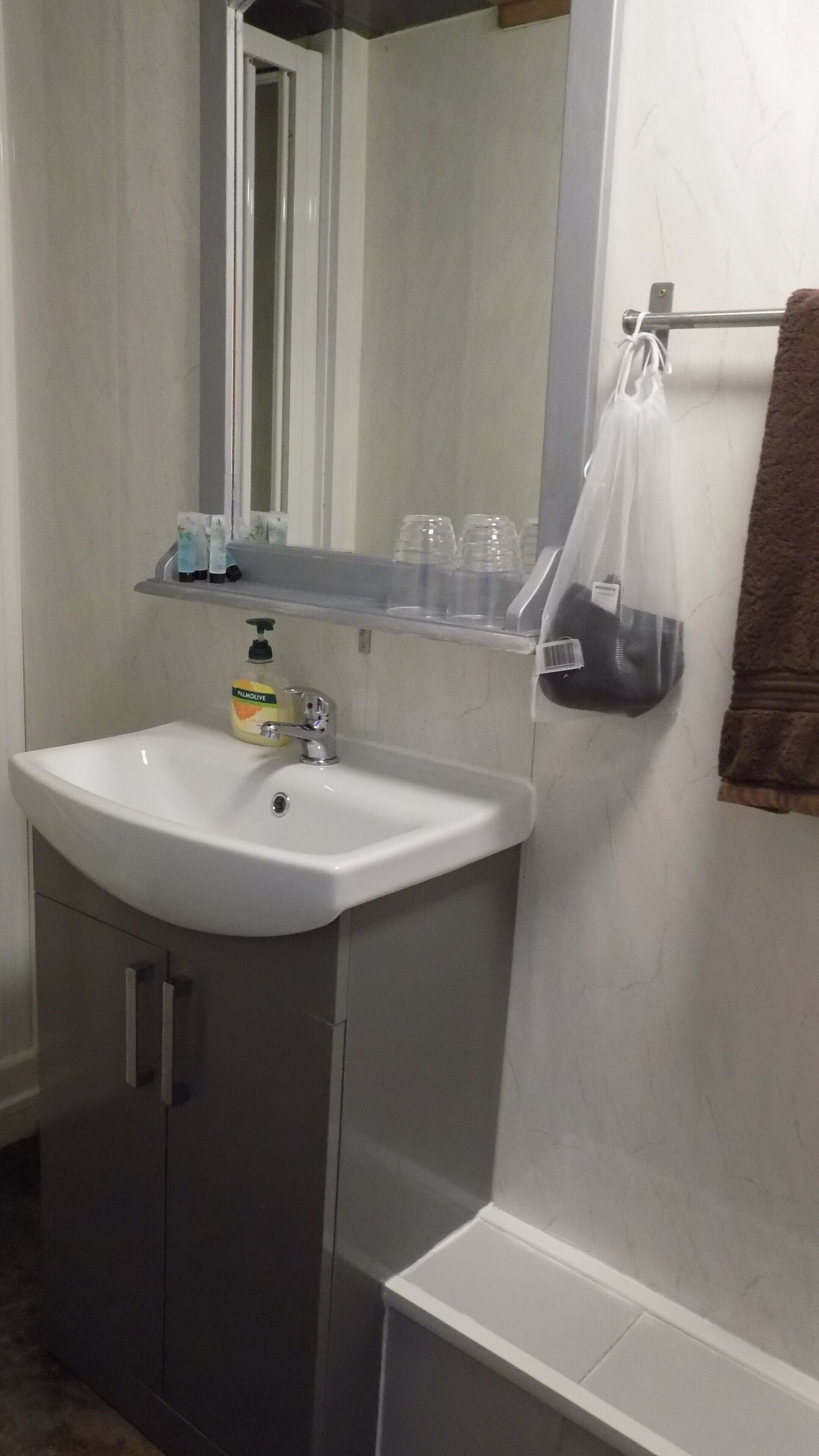 standard double room (deco) | bathroom | hair dryer, towels