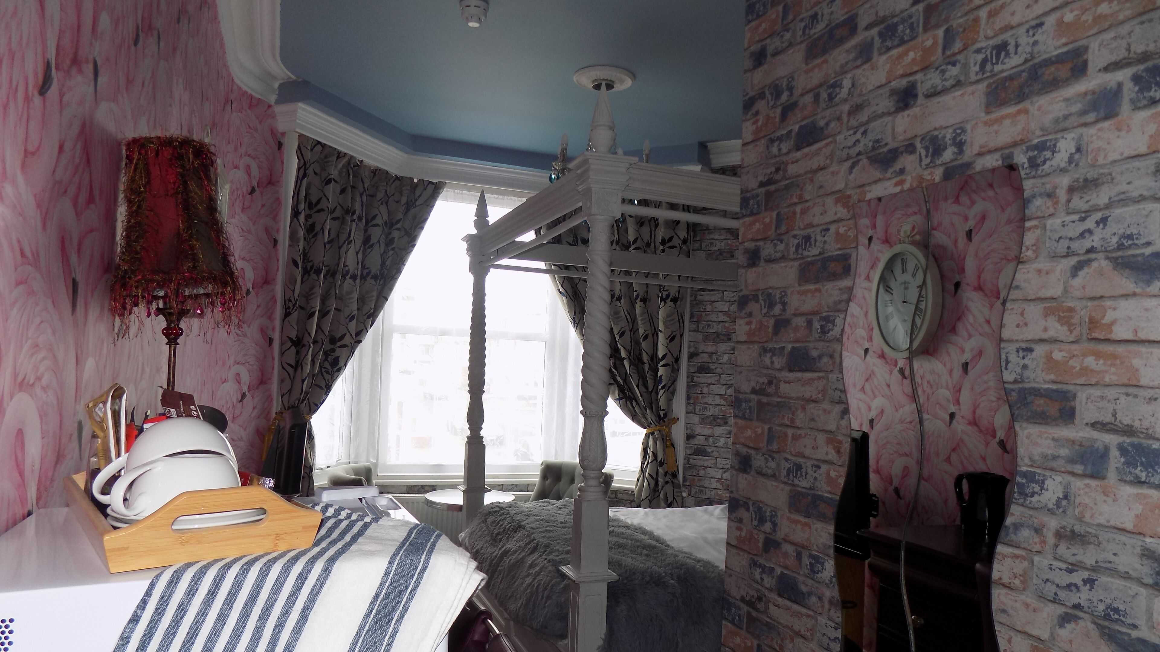 double room, sea view (flamingo four poster) | free wifi, bed sheets