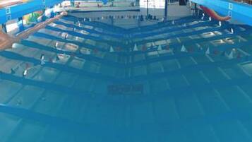 Indoor pool, outdoor pool