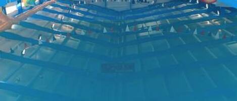 Indoor pool, outdoor pool